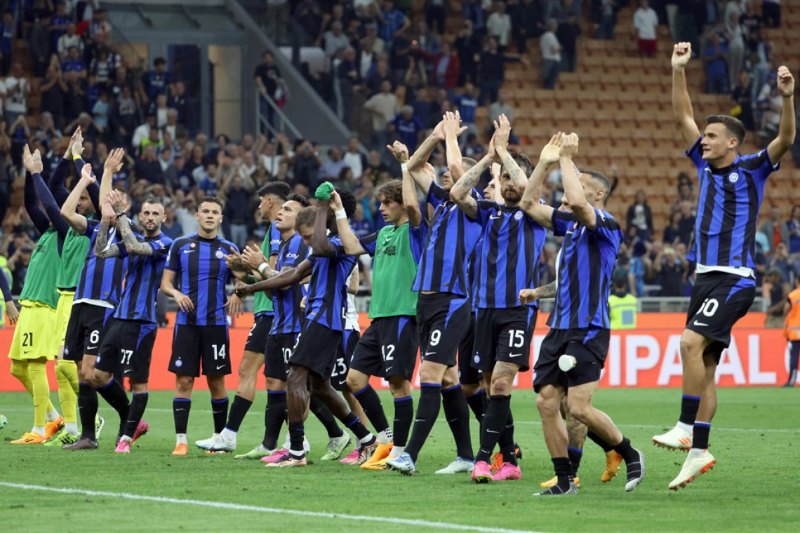 Inter z zmago nad Atalanto vsaj začasno na drugo mesto