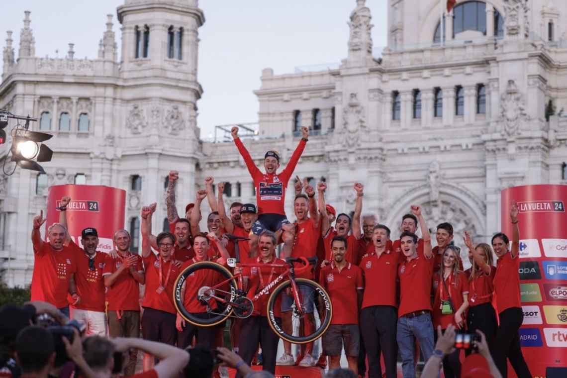 Slovensko kolesarsko zaporedje leta 2024: rožnata, rumena, rdeča