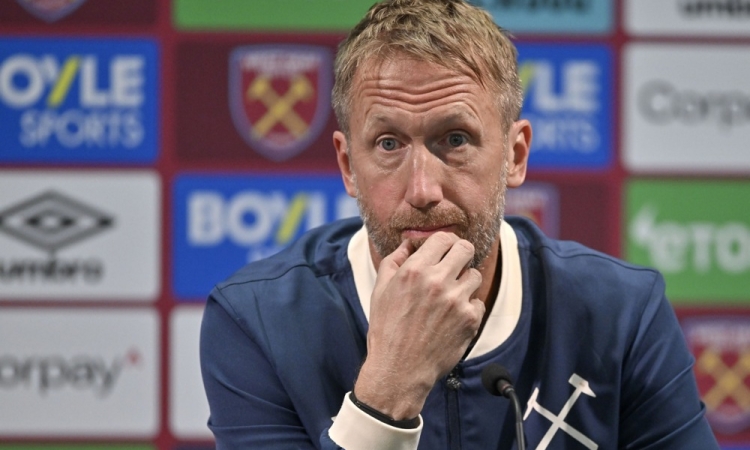West Ham po devetih mesecih odpustil Grahama Potterja