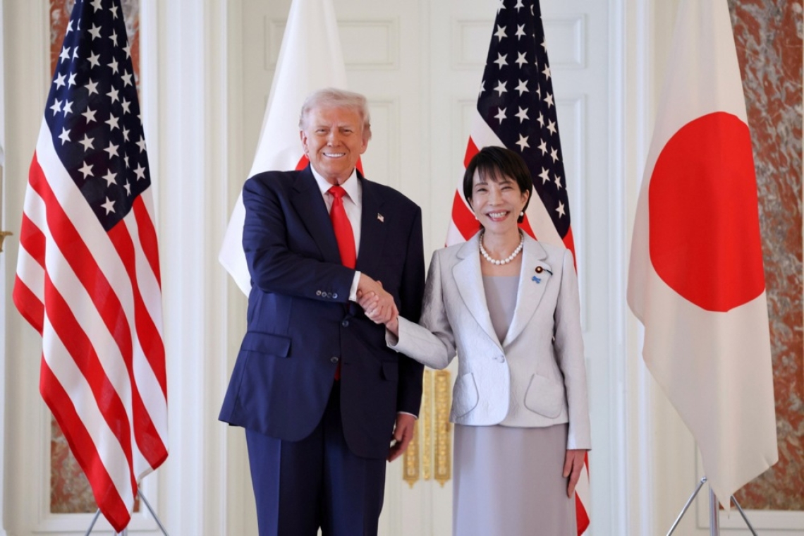 ZDA in Japonska sklenili strateški dogovor o redkih zemljah, Takaichi napovedala nominacijo Trumpa za Nobelovo nagrado