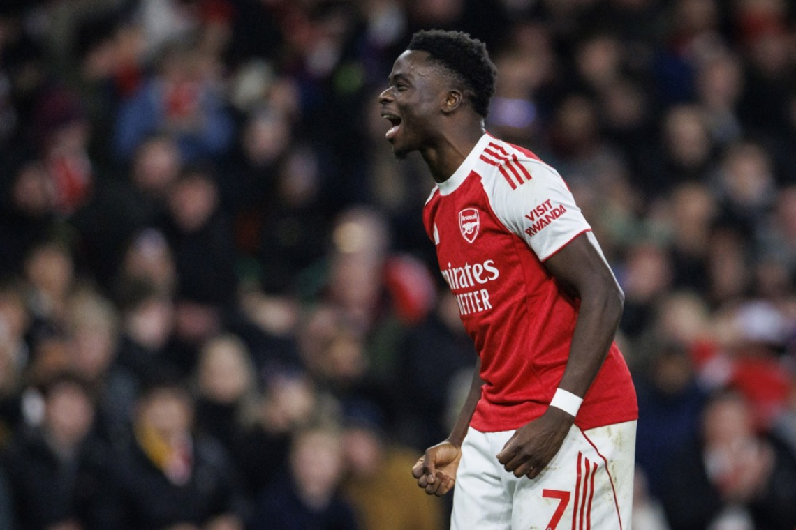 Bukayo Saka ostaja v Arsenalu do 2031