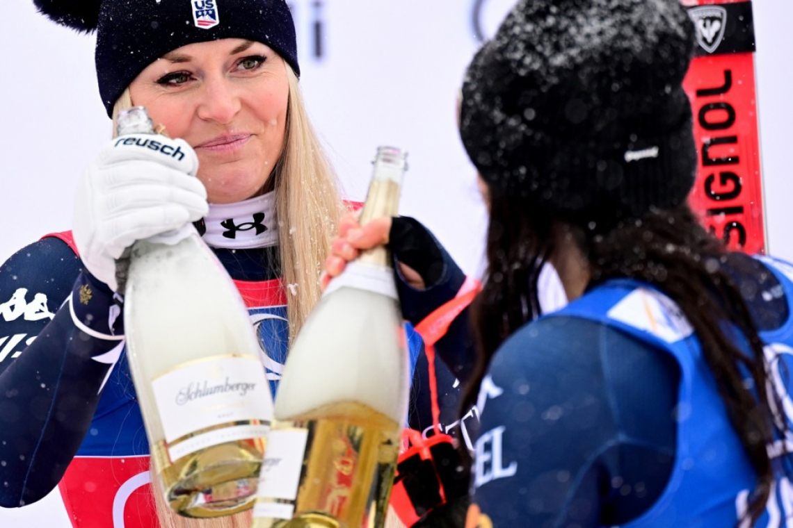 Lindsey Vonn pri 41 letih do 84. zmage, Ilka Štuhec 16. 