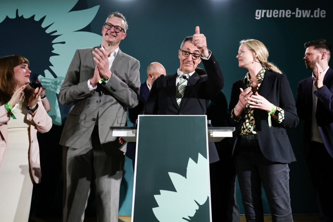 Zeleni tesno zmagali na volitvah v Baden-Württembergu