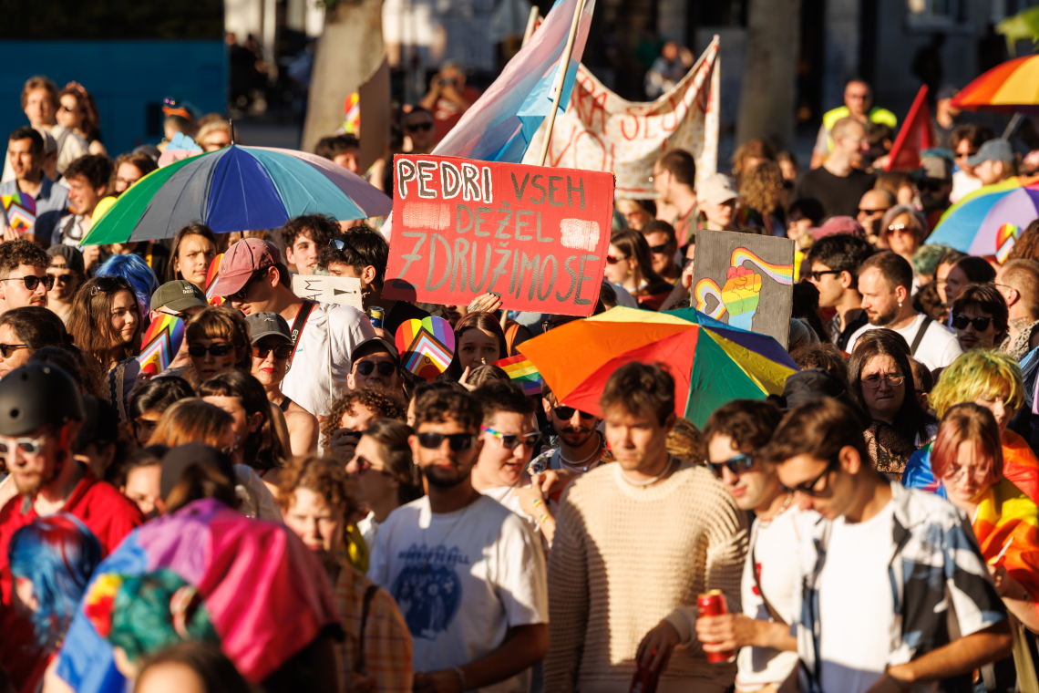 Pride parade through Ljubljana streets closes festival